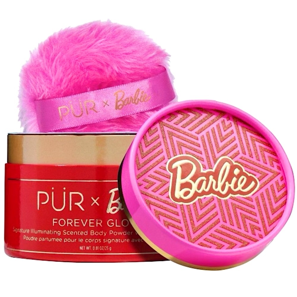 NEW LIMITED EDITION PUR X Barbie Forever Glow Illuminating Scented Body Powder
